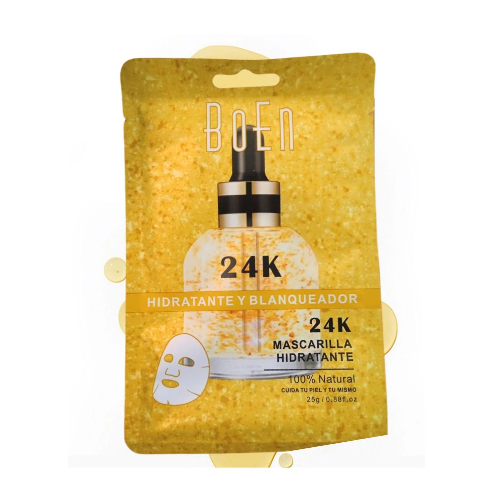 GoldenGlow 24K™ - 6 Mascarillas Blanqueadoras