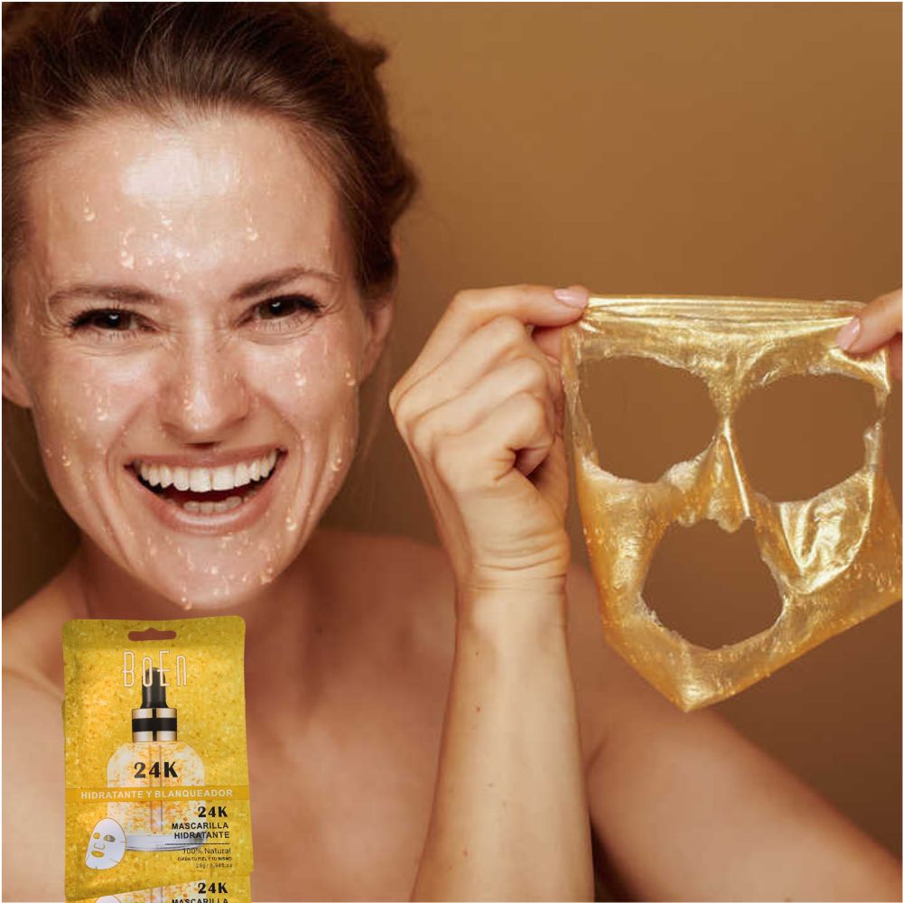 GoldenGlow 24K™ - 6 Mascarillas Blanqueadoras