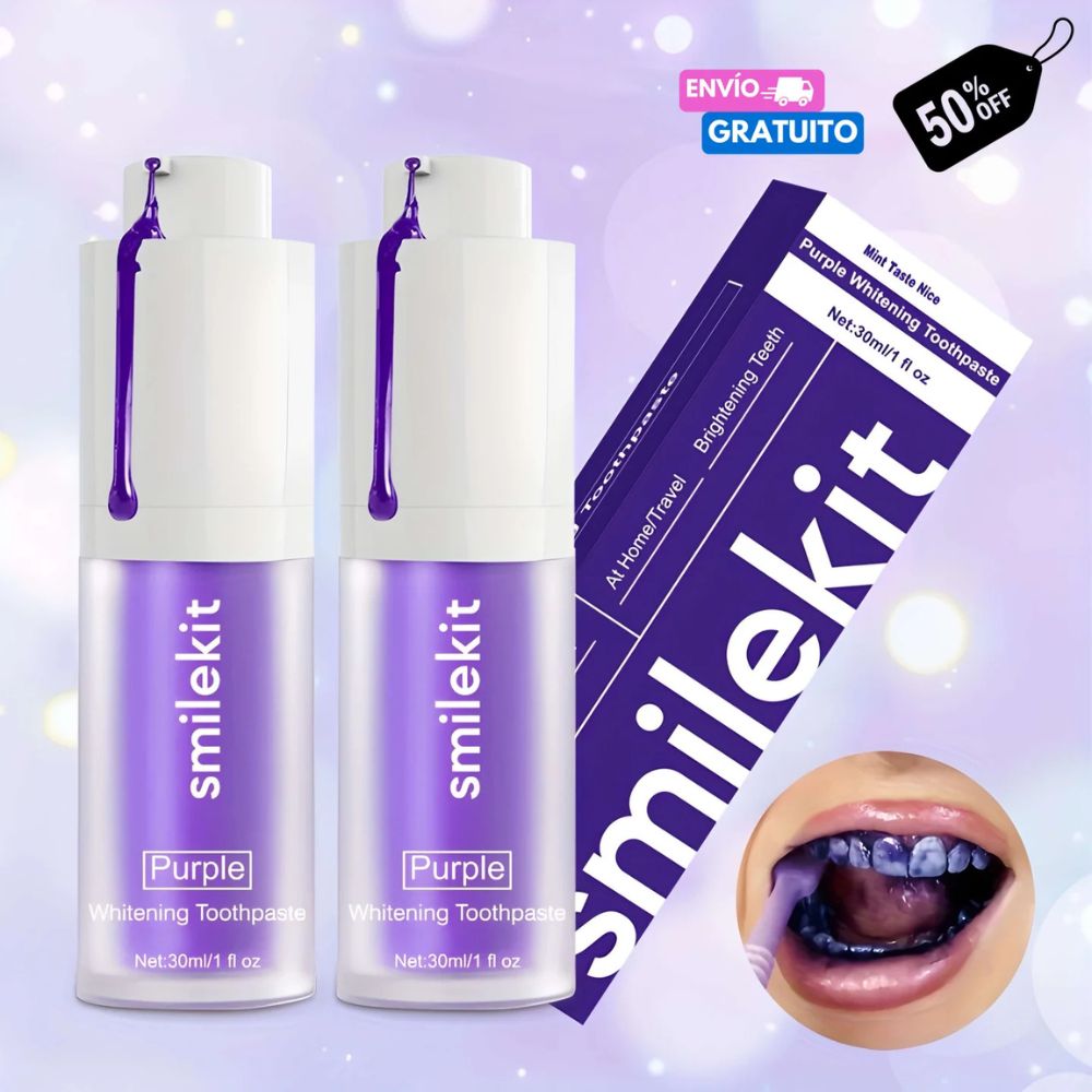 SmileKit® Púrpura - Blanqueador dental 250 ML