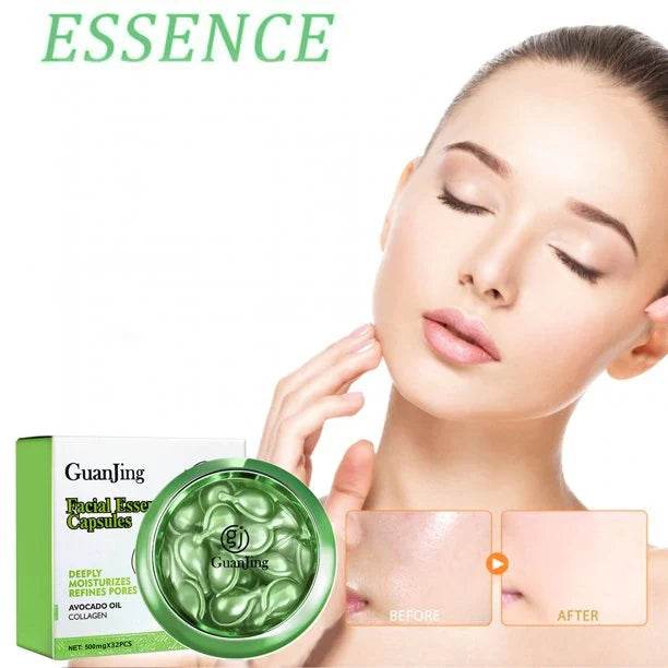 Capsula Hidratante De Colágeno Para El Cuidado Facial 32 Cap