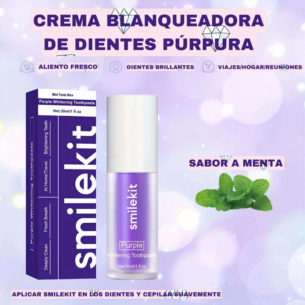 SmileKit® Púrpura - Blanqueador dental 250 ML