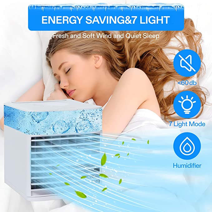 Mini Enfriador de Aire Portátil + Envío Gratis