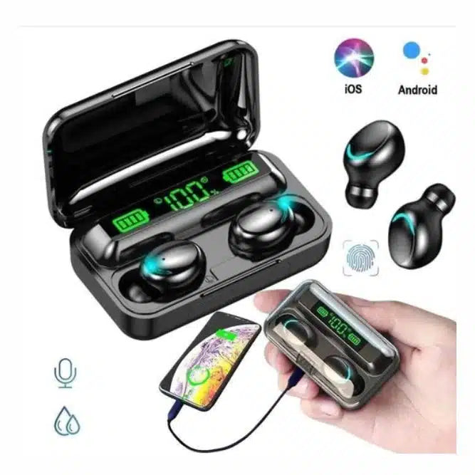 Audífonos F9 Inalámbricos de alto alcance