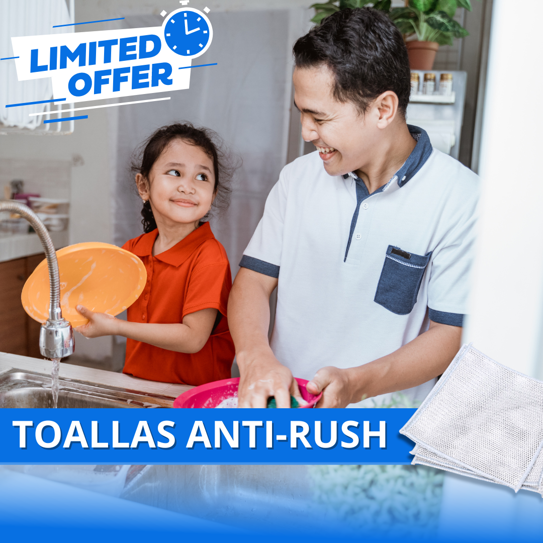 ¡Oferta Especial! Lleva 5 unidades de Toalla mágica anti-rust - Set X5