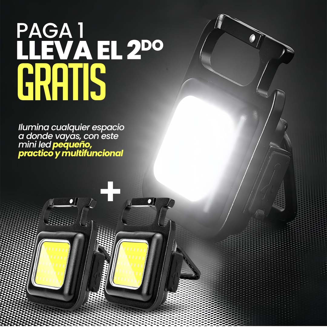 MINI LINTERNA LLAVERO LED ® | Compra 1 y OBTÉN 1 GRATIS!