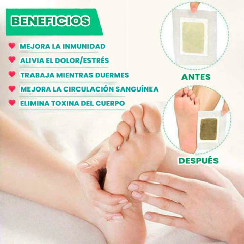 DetoxPads™ - Parches adhesivos ultra limpiador