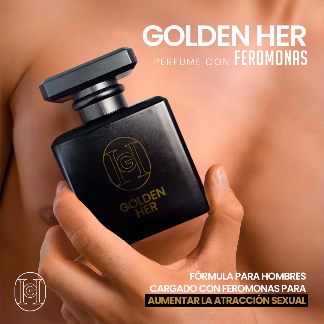 Golden Her® Perfume con Feromonas para Caballeros