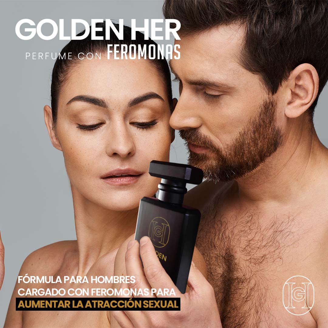 Golden Her® Perfume con Feromonas para Caballeros