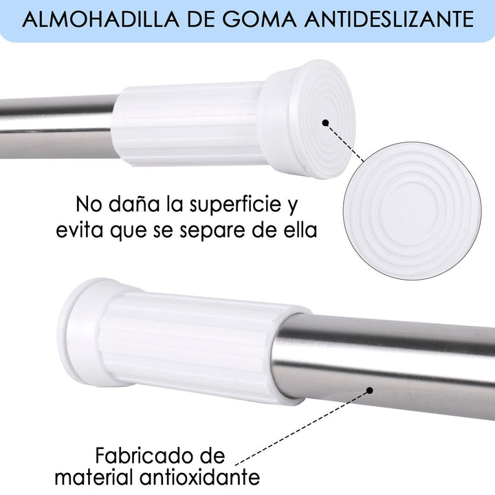Barra Extensible Cortina Armario Ducha