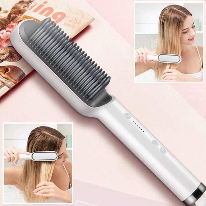 Cepillo Alisador 2 en 1 Hair Profesional - Nebula