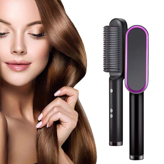 Cepillo Alisador 2 en 1 Hair Profesional - Nebula