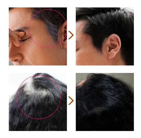 3 Aplicaciones de Shampoo Cubre Canas Meidu Sobres de 30ml